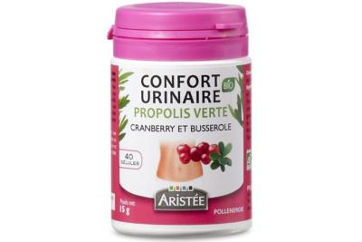 Confort urinaire  la propolis verte, cranberry et busserole pour combattre l'infection urinaire